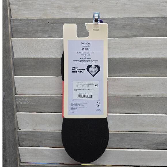 Women's 4pk Sport Liner Socks - Black | Peds | 5-10 - Picture 5 of 7